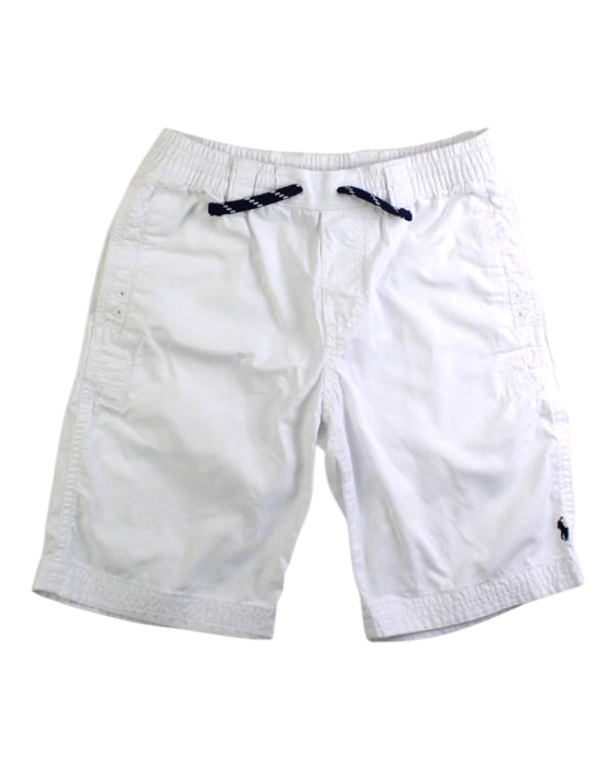 A White Shorts from Polo Ralph Lauren in size 7Y for boy. (Front View)