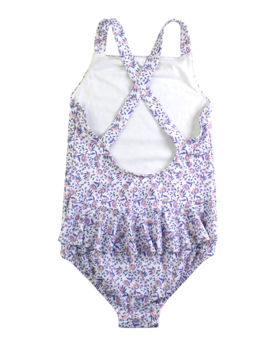 A Purple Swimsuits from Seafolly in size 6T for girl. (Back View)
