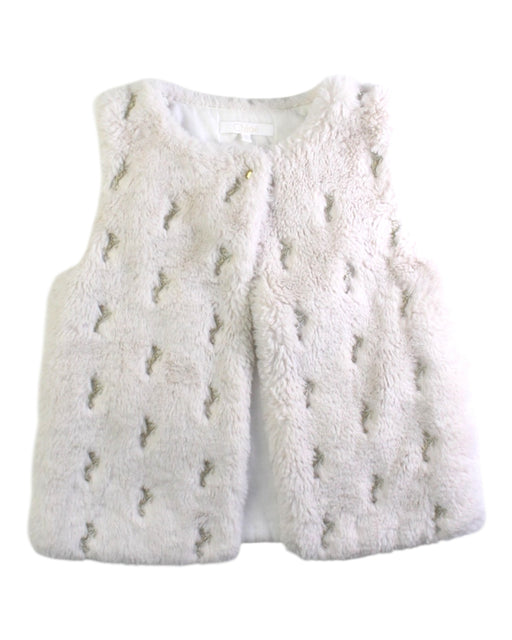 A White Dress Up Vests from Chloe in size 6T for girl. (Front View)