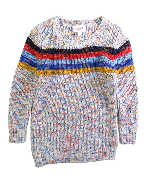 A Multicolour Knit Sweaters from Seed in size 3T for neutral. (Front View)