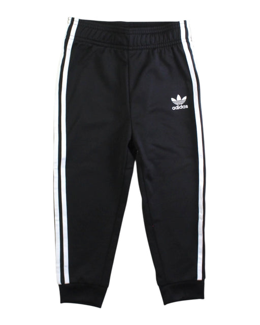 A Black Sweatpants from Adidas in size 3T for neutral. (Front View)