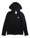 A Black Hooded Sweatshirts from Adidas in size 10Y for boy. (Front View)