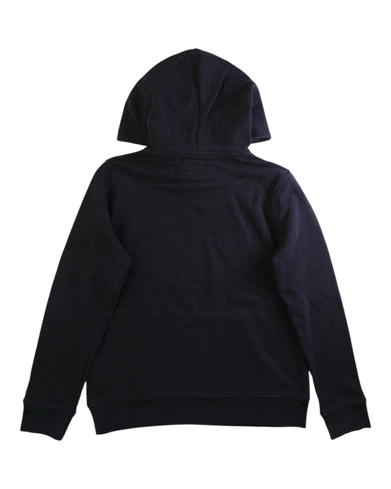 A Black Hooded Sweatshirts from Abercrombie & Fitch in size 9Y for boy. (Back View)