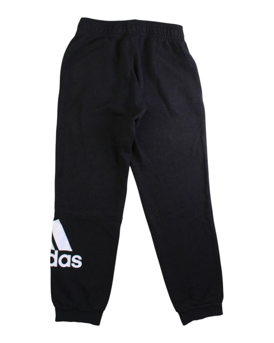 A Black Sweatpants from Adidas in size 7Y for neutral. (Back View)