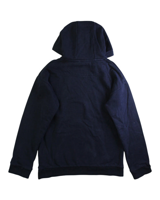 A Navy Hooded Sweatshirts from Baker by Ted Baker in size 11Y for boy. (Back View)