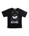 A Black Short Sleeve T Shirts from Moschino in size 6T for neutral. (Front View)