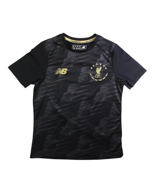 A Black Active Tops from New Balance in size 6T for boy. (Front View)