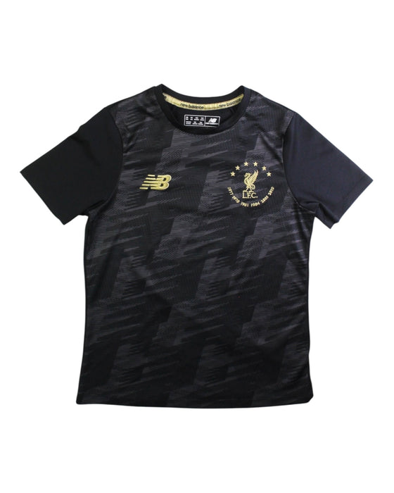 A Black Active Tops from New Balance in size 6T for boy. (Front View)