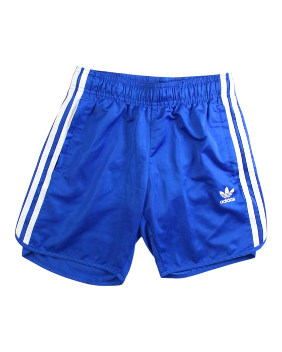 A Blue Shorts from Adidas in size 10Y for boy. (Front View)
