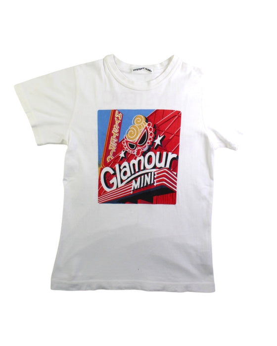 A White Short Sleeve T Shirts from Hysteric Mini in size 7Y for neutral. (Front View)