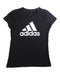 A Black Short Sleeve T Shirts from Adidas in size 11Y for neutral. (Front View)