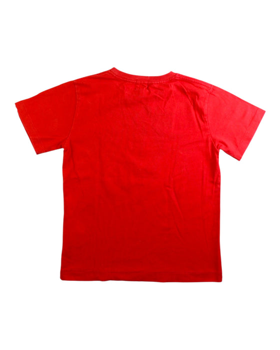 A Red Short Sleeve T Shirts from BAPE KIDS in size 7Y for neutral. (Back View)