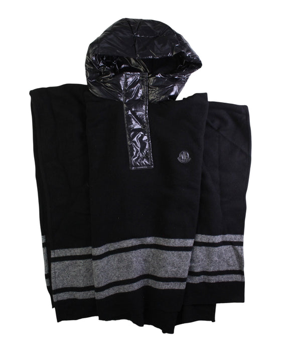 A Black Capes & Ponchos from Moncler in size 12Y for neutral. (Front View)
