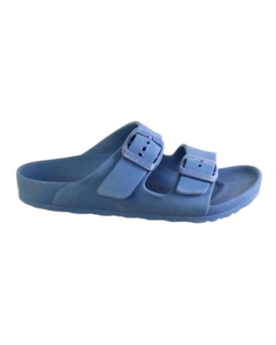 A Blue Sandals from Birkenstock in size 5T for neutral. (Front View)