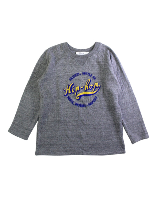 A Grey Long Sleeve Tops from Bonpoint in size 6T for boy. (Front View)
