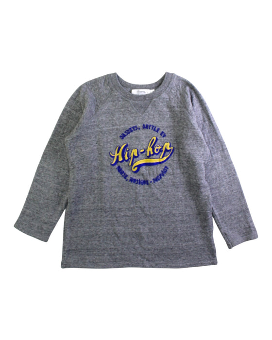 A Grey Long Sleeve Tops from Bonpoint in size 6T for boy. (Front View)