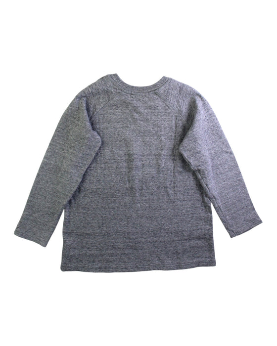 A Grey Long Sleeve Tops from Bonpoint in size 6T for boy. (Back View)
