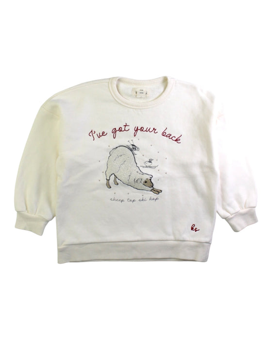 A White Crewneck Sweatshirts from Konges Sløjd in size 4T for neutral. (Back View)