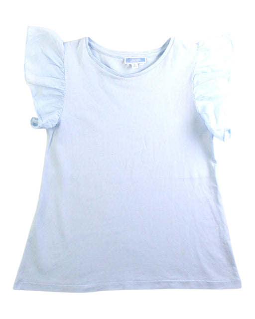 A Blue Short Sleeve Tops from Jacadi in size 8Y for girl. (Front View)