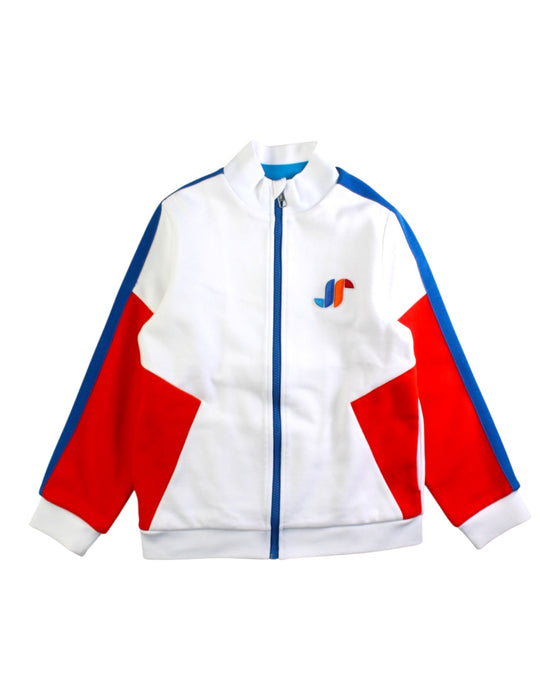 A White Lightweight Jackets from Jacadi in size 10Y for boy. (Front View)