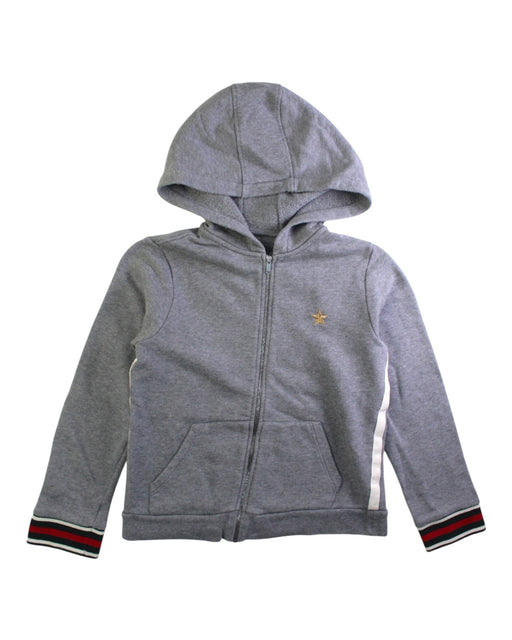 A Grey Zippered Sweatshirts from Gucci in size 8Y for boy. (Front View)