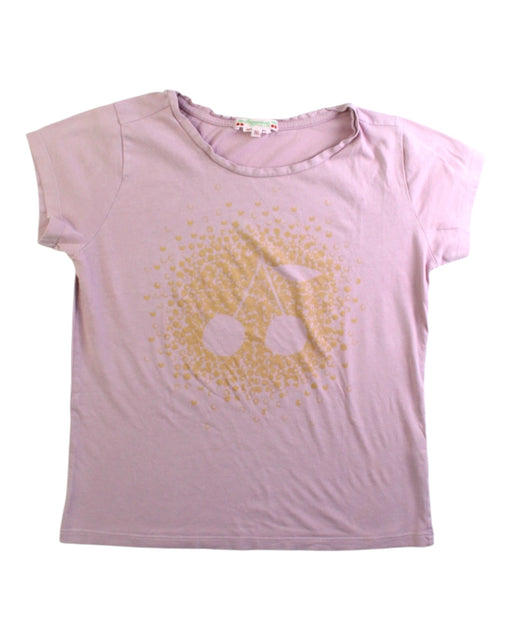A Purple Short Sleeve T Shirts from Bonpoint in size 10Y for girl. (Front View)