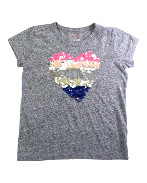 A Multicolour Short Sleeve T Shirts from Crewcuts in size 8Y for girl. (Front View)
