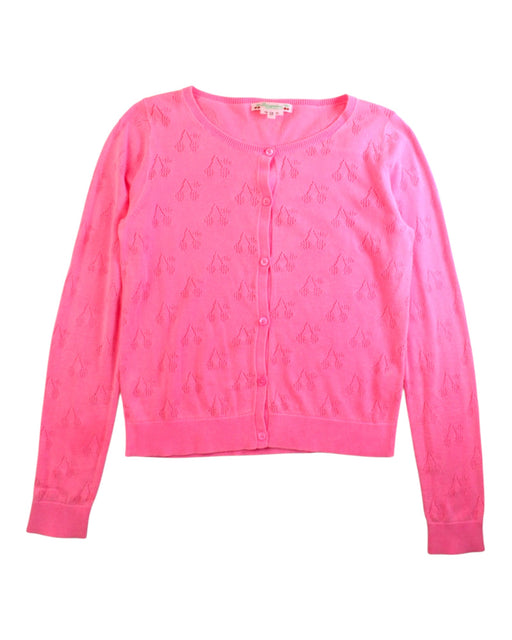 A Pink Cardigans from Bonpoint in size 12Y for girl. (Front View)