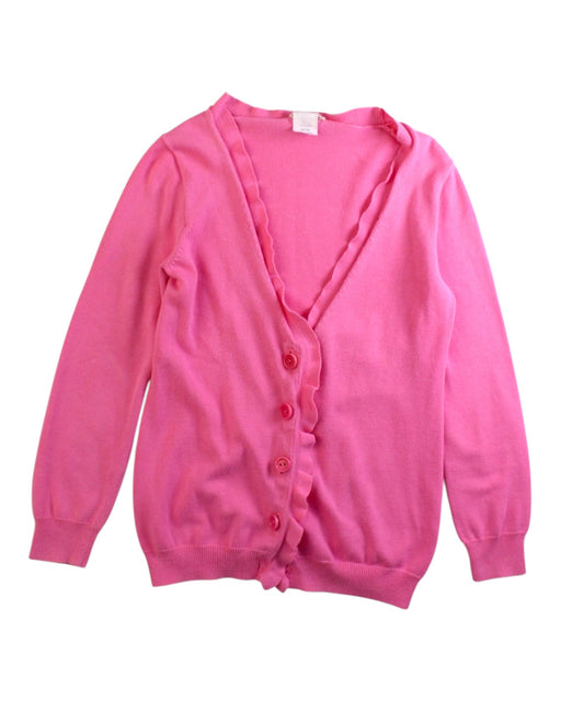 A Pink Cardigans from Crewcuts in size 6T for girl. (Front View)
