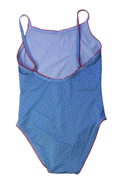 A Blue Swimsuits from Petit Bateau in size 6T for girl. (Back View)