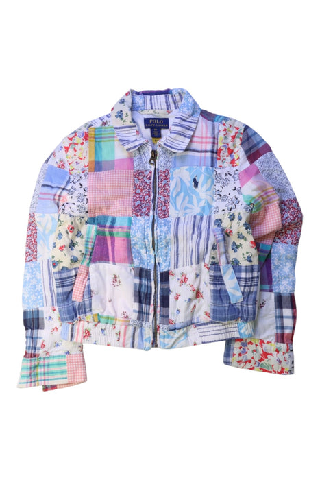 A Multicolour Lightweight Jackets from Polo Ralph Lauren in size 6T for girl. (Front View)