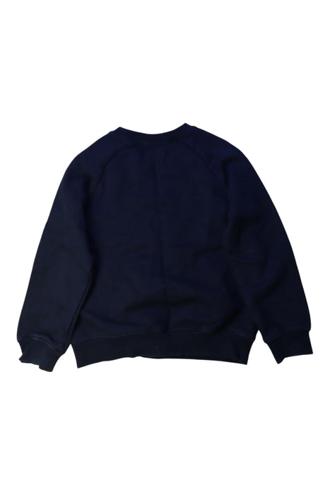 A Navy Crewneck Sweatshirts from Mardi Mercredi in size 5T for girl. (Back View)