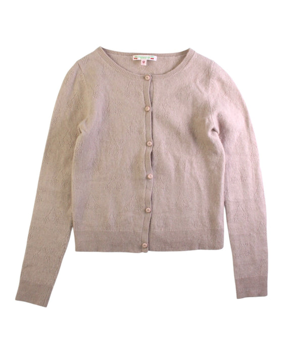 A Beige Cardigans from Bonpoint in size 12Y for girl. (Front View)