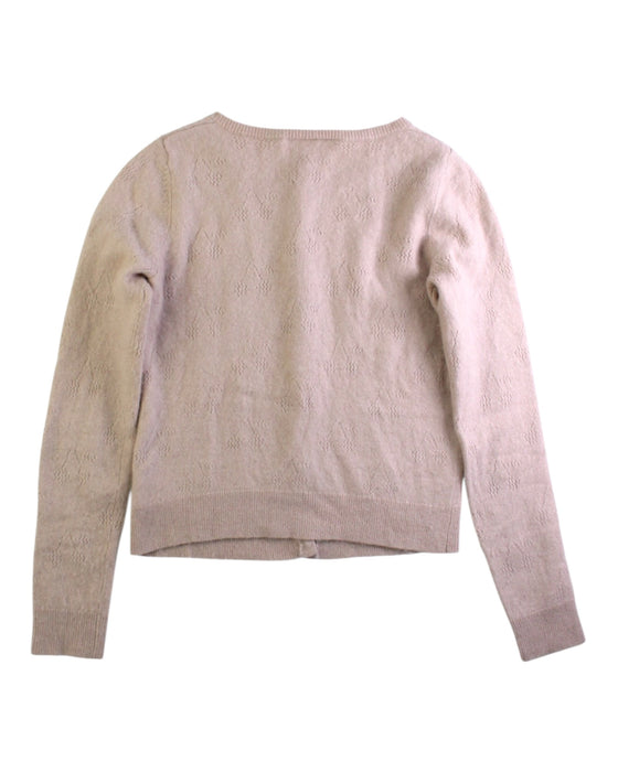 A Beige Cardigans from Bonpoint in size 12Y for girl. (Back View)