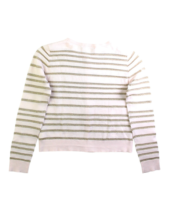A Pink Cardigans from Bonpoint in size 10Y for girl. (Back View)