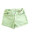 A Green Shorts from Bonpoint in size 12Y for girl. (Front View)