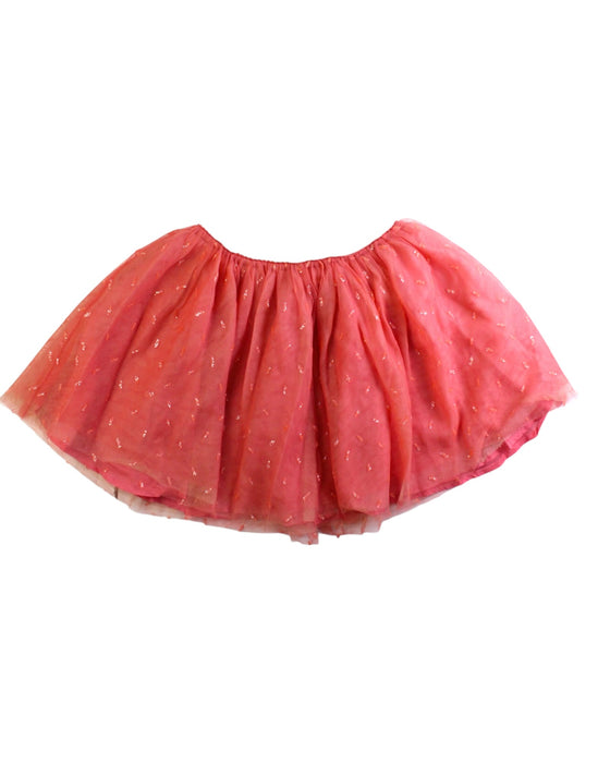 A Pink Tulle Skirts from Bonpoint in size 8Y for girl. (Front View)