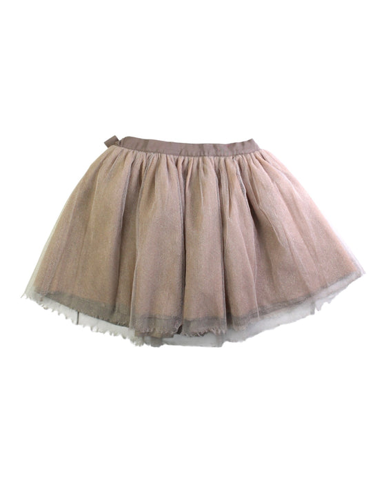 A Taupe Tulle Skirts from Bonpoint in size 10Y for girl. (Back View)