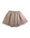 A Taupe Tulle Skirts from Bonpoint in size 10Y for girl. (Back View)