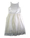 A White Sleeveless Dresses from I Pinco Pallino in size 12Y for girl. (Back View)