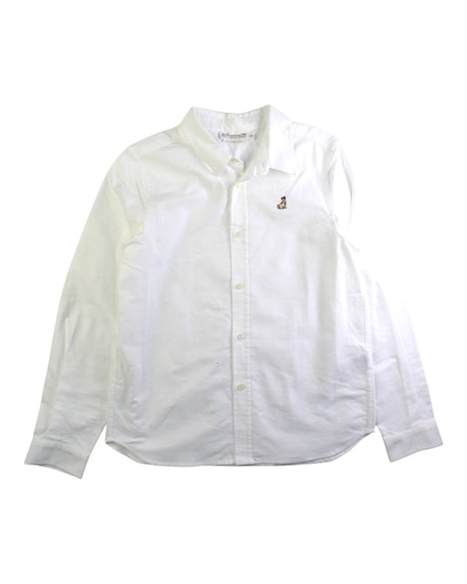 A White Long Sleeve Shirts from Bonpoint in size 12Y for boy. (Front View)