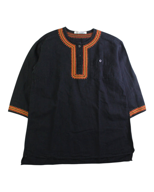 A Black Long Sleeve Shirts from Joey Hysteric in size 7Y for girl. (Front View)