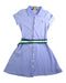 A Blue Short Sleeve Dresses from Polo Ralph Lauren in size 8Y for girl. (Front View)