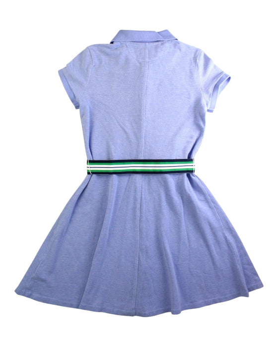 A Blue Short Sleeve Dresses from Polo Ralph Lauren in size 8Y for girl. (Back View)