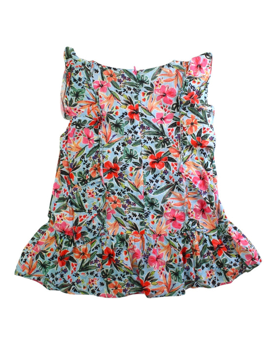 A Multicolour Sleeveless Tops from Nanos in size 12Y for girl. (Back View)