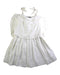 A White Sleeveless Dresses from Velveteen in size 8Y for girl. (Front View)