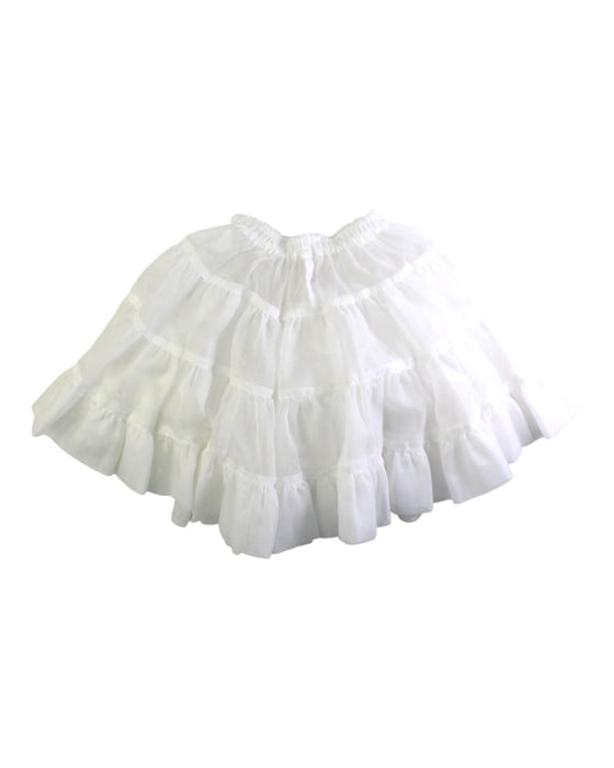 A White Tulle Skirts from Shirley Temple in size 4T for girl. (Back View)