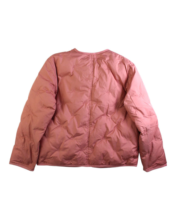 A Pink Puffer/Quilted Jackets from Bonpoint in size 10Y for girl. (Back View)