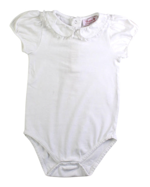 A White Short Sleeve Bodysuits from Confiture in size 2T for girl. (Front View)