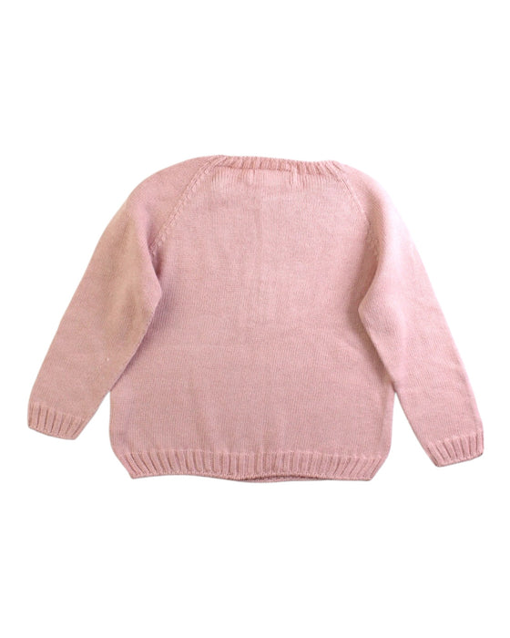 A Pink Knit Sweaters from Fina Ejerique in size 12-18M for girl. (Back View)